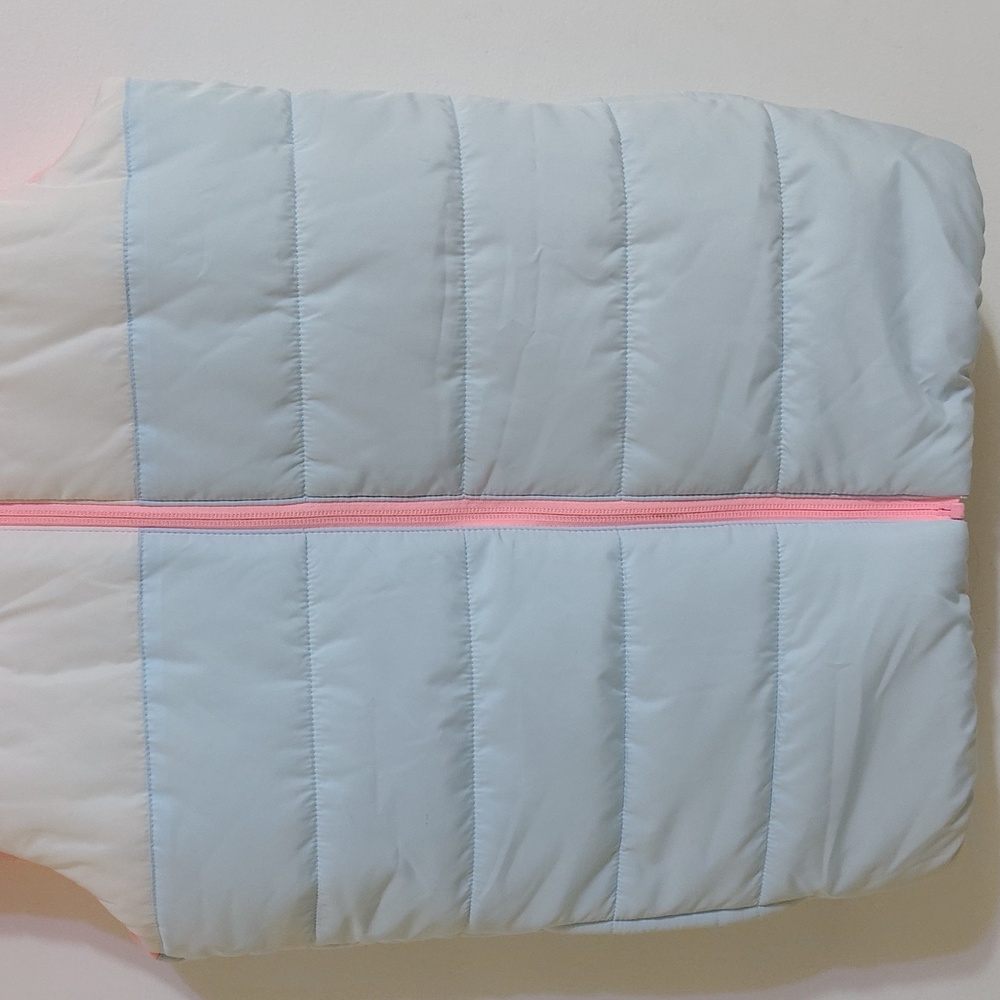 Puma Coral and Light Blue Puffer Vest - Picture 2 of 4